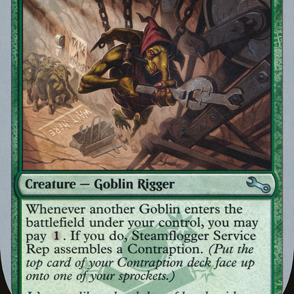 Steamflogger Service Rep (UST-124) - Unstable
