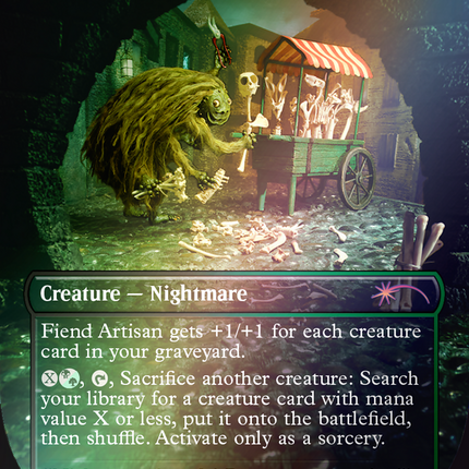 Fiend Artisan (SLD-1645) - Secret Lair Drop (Borderless) Foil