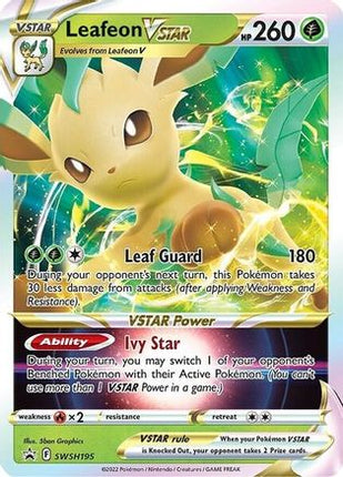 Leafeon VSTAR SWSH195/307  - Holofoil SWSH Sword & Shield Promo Cards - Promo