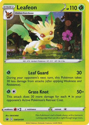 Leafeon SWSH191/307  - Holofoil SWSH Sword & Shield Promo Cards - Promo