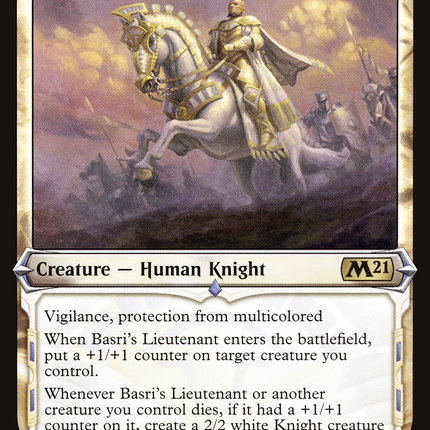 Basri's Lieutenant (M21-288) - Core Set 2021: (Showcase) Foil