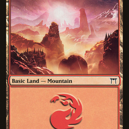 Mountain (CHK-300) - Champions of Kamigawa Foil