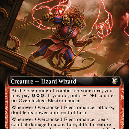 Overclocked Electromancer (M3C-058) - Modern Horizons 3 Commander: (Extended Art) Foil