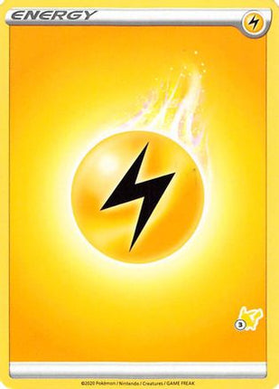 Lightning Energy (#3 Pikachu Stamped)  Battle Academy 2022 - Promo