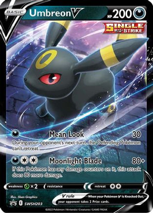 Umbreon V SWSH203  - Holofoil SWSH Sword & Shield Promo Cards - Promo