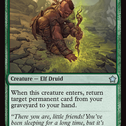 Elvish Regrower (FDN-104) - Foundations Foil