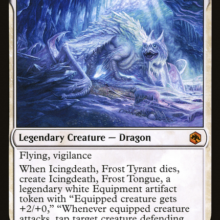 Icingdeath, Frost Tyrant (AFR-020) - Adventures in the Forgotten Realms Foil