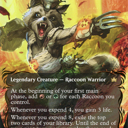 Muerra, Trash Tactician (BLB-352) - Bloomburrow: (Showcase) (Borderless) Foil