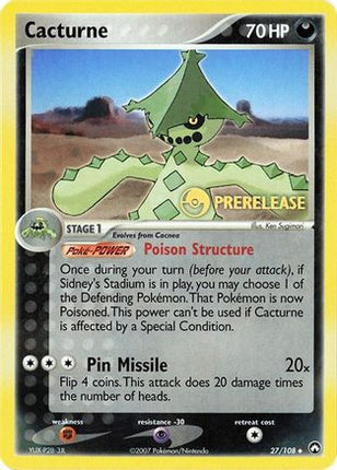 Cacturne 027/108  Miscellaneous Cards & Products - Promo