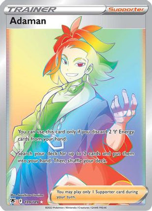 Adaman (Secret) 199/189  - Holofoil SWSH10 Astral Radiance - Secret Rare