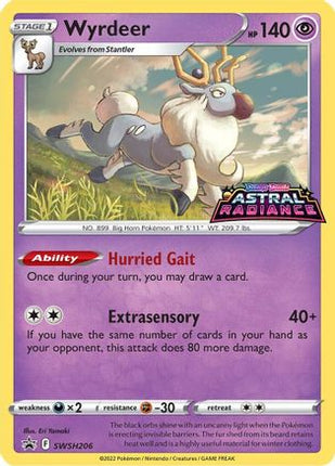 Wyrdeer SWSH206/307  - Holofoil SWSH Sword & Shield Promo Cards - Promo