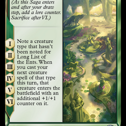 Long List of the Ents (LTR-174) - The Lord of the Rings: Tales of Middle-earth Foil