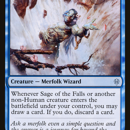 Sage of the Falls (ELD-063) - Throne of Eldraine Foil