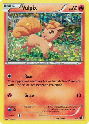 Vulpix - 1/12/012  - Holofoil McDonalds Promos 2016 - Promo