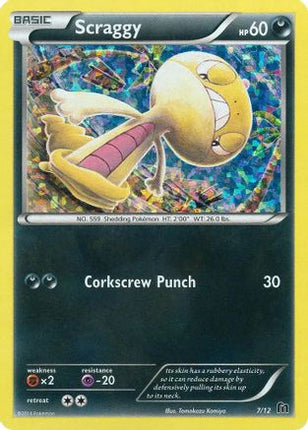 Scraggy - 7/12/012  - Holofoil McDonalds Promos 2016 - Promo