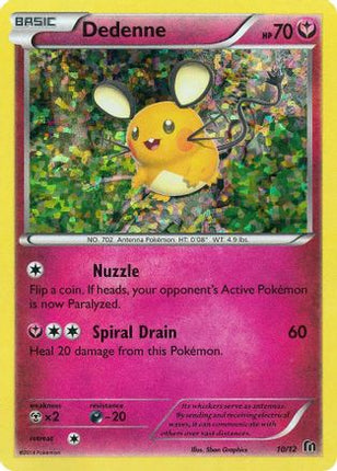 Dedenne - 10/12/012  - Holofoil McDonalds Promos 2016 - Promo