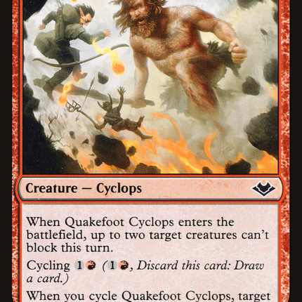 Quakefoot Cyclops (MH1-142) - Modern Horizons Foil
