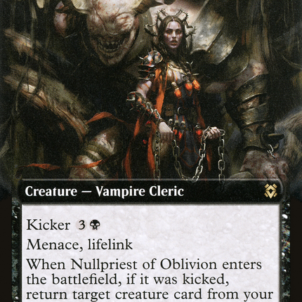 Nullpriest of Oblivion (ZNR-342) - Zendikar Rising: (Extended Art)