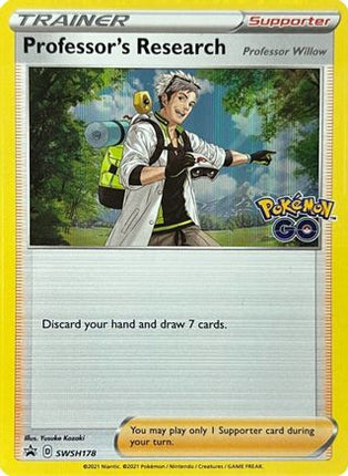 Professor's Research [Professor Willow] SWSH178/307  - Holofoil SWSH Sword & Shield Promo Cards - Promo