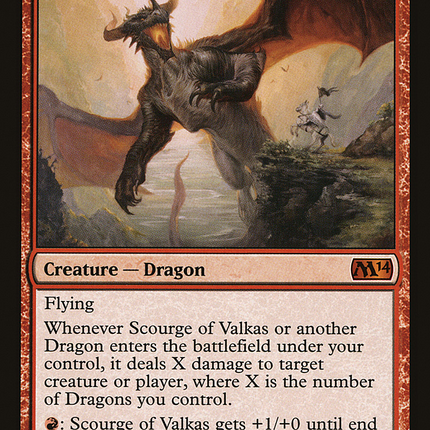 Scourge of Valkas (M14-151) - Magic 2014