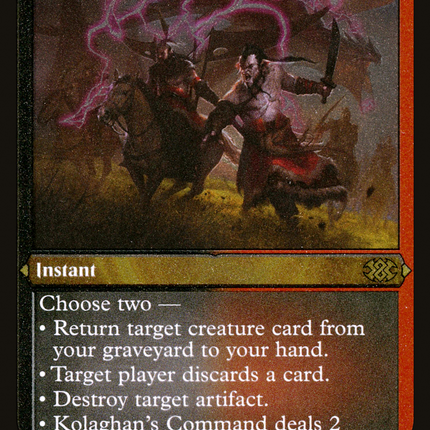 Kolaghan's Command (Foil Etched) (2X2-515) - Double Masters 2022 Foil