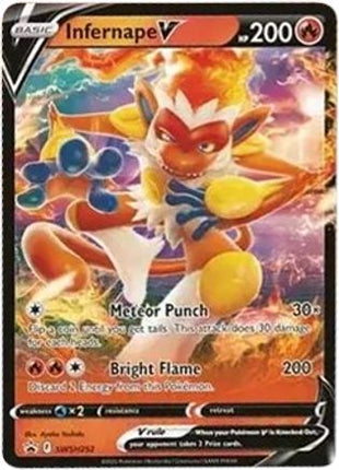 Infernape V SWSH252/307  - Holofoil SWSH Sword & Shield Promo Cards - Promo