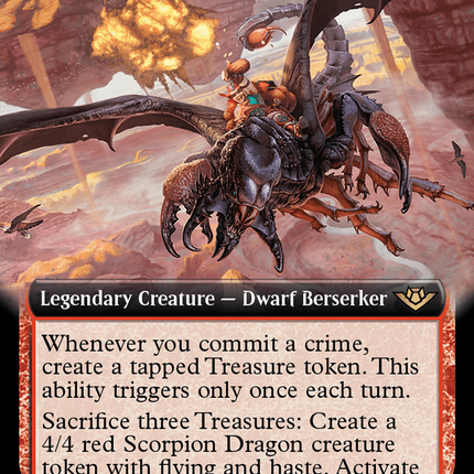 Magda, the Hoardmaster (BABP-374) - Outlaws of Thunder Junction: (Extended Art) Foil