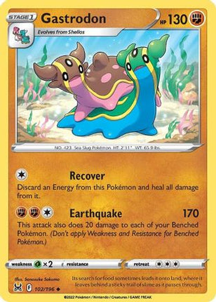 Gastrodon 102/196  SWSH11 Lost Origin - Uncommon