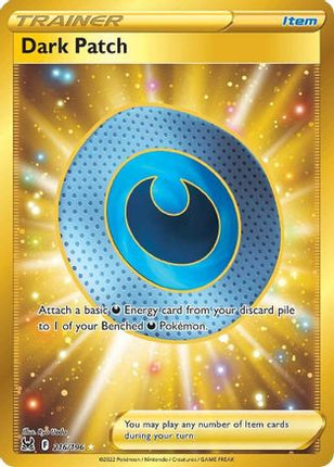 Dark Patch (Secret) 216/196  - Holofoil SWSH11 Lost Origin - Secret Rare