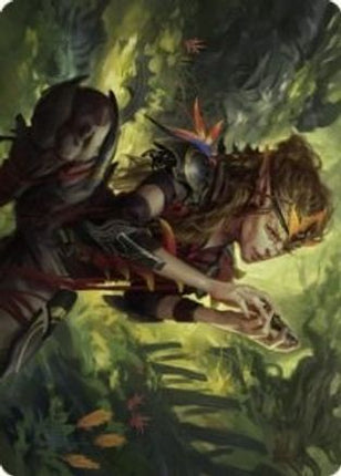Meria, Scholar of Antiquity Art Card (ASDMU-050) - Art Series: Dominaria United