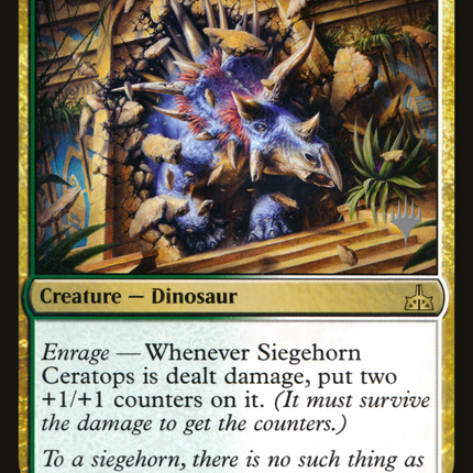 Siegehorn Ceratops (PPM20-171) - Rivals of Ixalan Promos Foil