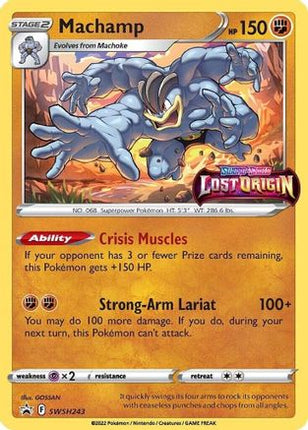 Machamp SWSH243/307  - Holofoil SWSH Sword & Shield Promo Cards - Promo