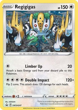 Regigigas SWSH247/307  - Holofoil SWSH Sword & Shield Promo Cards - Promo