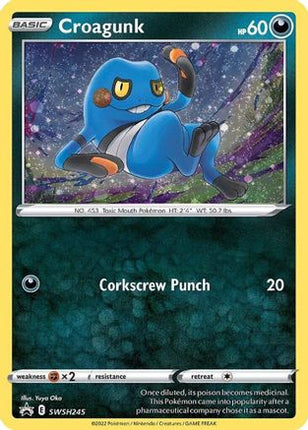 Croagunk SWSH245/307  - Holofoil SWSH Sword & Shield Promo Cards - Promo