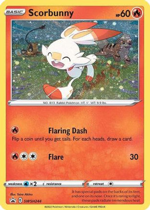 Scorbunny SWSH244/307  - Holofoil SWSH Sword & Shield Promo Cards - Promo