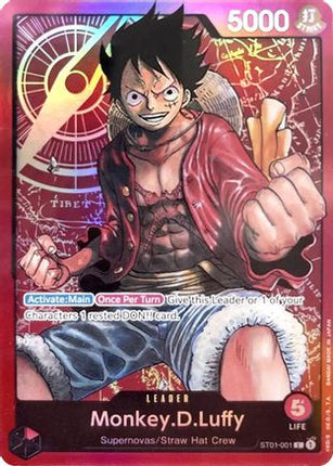 Monkey.D.Luffy (001) (ST01-001) - Starter Deck 1: Straw Hat Crew