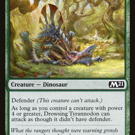 Drowsing Tyrannodon (M21-178) - Core Set 2021 Foil