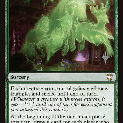 Vivien's Stampede (PPSNC-065) - New Capenna Commander Promos Foil