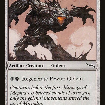 Pewter Golem (MRD-227) - Mirrodin Foil
