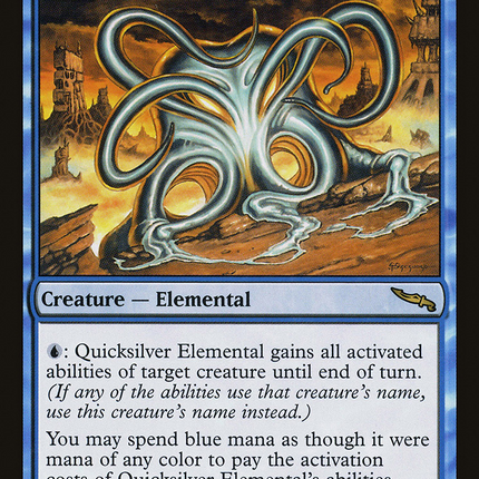 Quicksilver Elemental (MRD-047) - Mirrodin