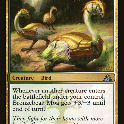 Bronzebeak Moa (DGM-060) - Dragon's Maze Foil