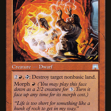 Dwarven Blastminer (ONS-199) - Onslaught Foil