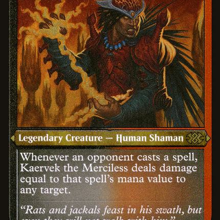 Kaervek the Merciless (Foil Etched) (2X2-512) - Double Masters 2022 Foil
