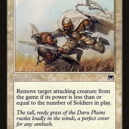Unified Strike (ONS-058) - Onslaught Foil