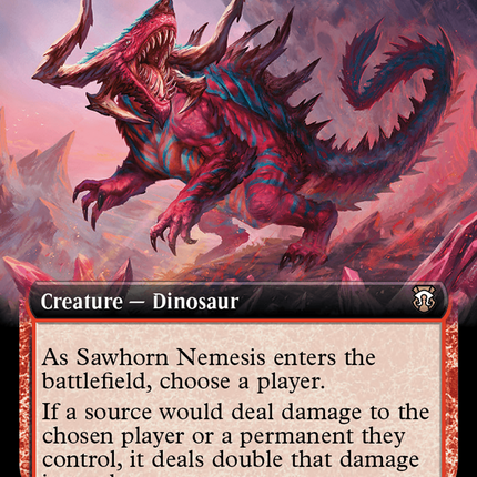 Sawhorn Nemesis (M3C-060) - Modern Horizons 3 Commander: (Extended Art) Foil