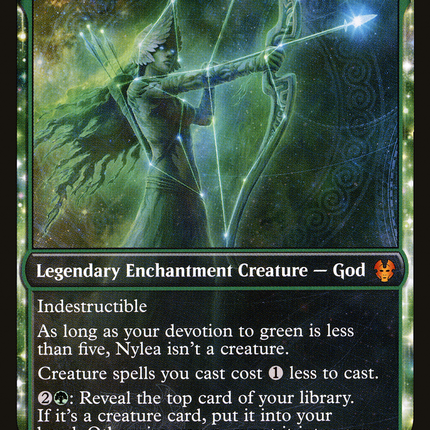 Nylea, Keen-Eyed (THB-266) - Theros Beyond Death: (enchantment, Showcase)