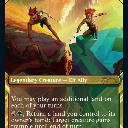 Mina and Denn, Wildborn (SLD-1270) - Secret Lair Drop: (Showcase) Foil
