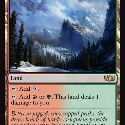 Karplusan Forest (TDC-374) - Commander: Tarkir: Dragonstorm