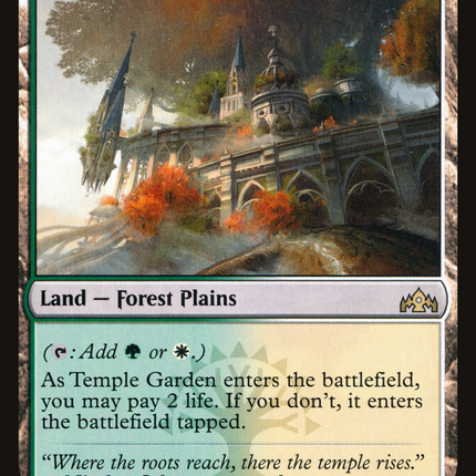 Temple Garden (GRN-258) - Guilds of Ravnica