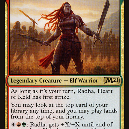 Radha, Heart of Keld (M21-224) - Core Set 2021 Foil